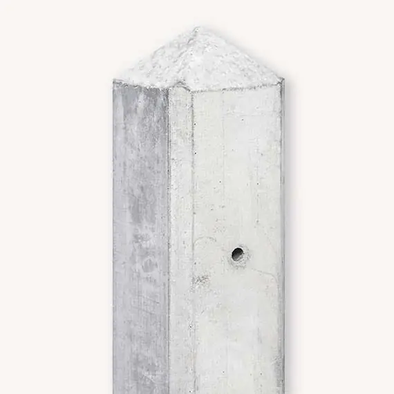Beton hoekpaal grijs