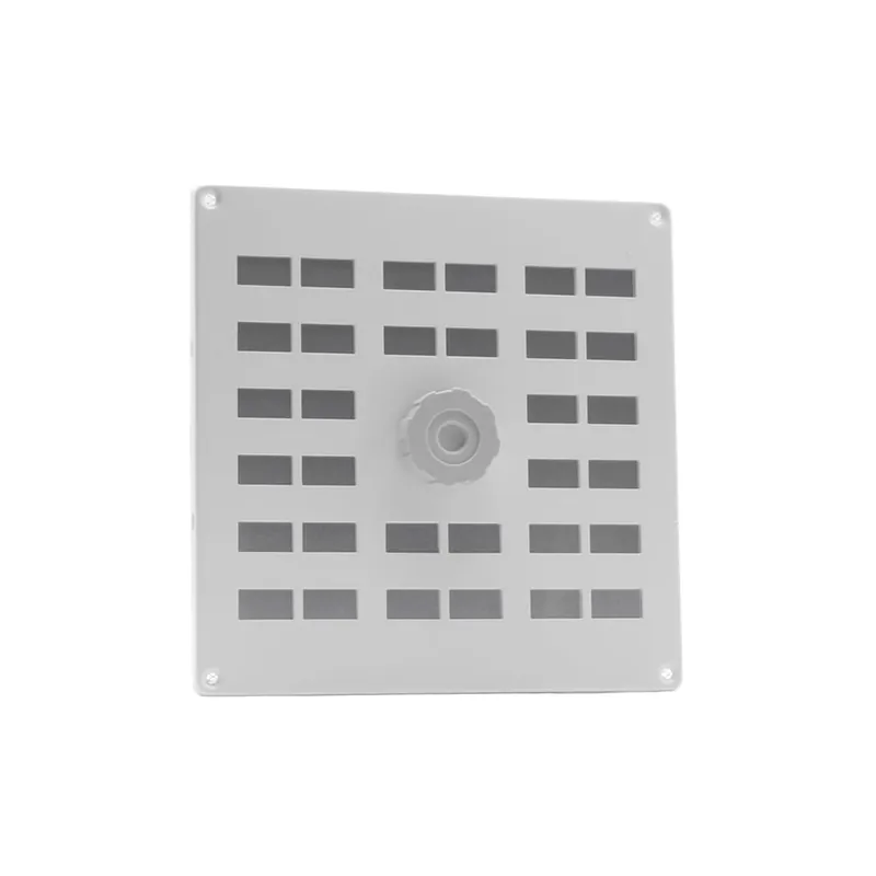 NedcoSchuifrooster aluminium wit