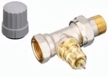 Danfoss Recht Afsluiter RA-FN 1/2 013G0004 + knelset 15mm