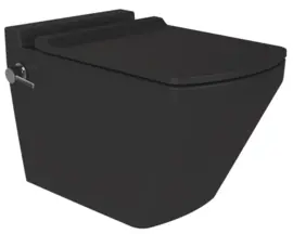 BIEN Neptun Mat Zwart Bidet + Kraan Wandcloset Rimless