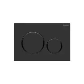 Geberit Bedieningsplaat Sigma20 Mat Zwart - Zwart 115882161