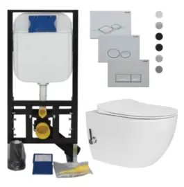 Creavit Inbouwreservoirset FE320 400 Bidet + Kraan