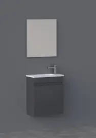 Titan Gloss Dark Antra Fonteinmeubelset 50cm x 26cm