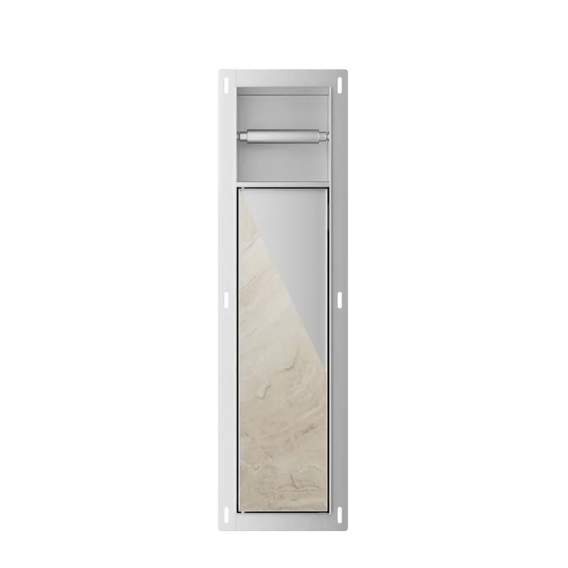 Rocko Toiletrol- en Borstelhouder Inbouw Betegelbaar RVS