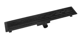 Titan 90SF BLACK + Rooster RVS Drain 90 cm