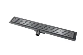 Titan 80SF GUNMETAL + Rooster RVS Drain 80 cm