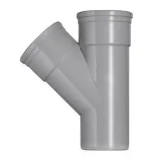 Martens PVC T-stuk 45° Ø160-160 Manchet 2XMM 53368