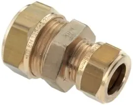 Bonfix Recht Verloopsok 12x10mm Knel Messing 82471