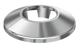Flamco Klemrozet Ø28mm Enkel Chroom RVC 12454 (50x)