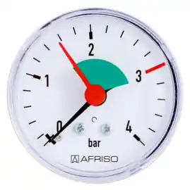 Afriso Manometer 0-4 Bar Achter 1/4" - Ø50mm 63927