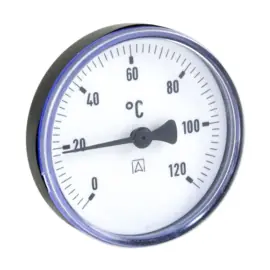 Afriso Thermometer 0-120º Achter 1/2" - Ø63mm - L = 40mm 63702