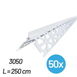 RS PVC 3050-250 Bundel Hoekbeschermer 50x + Glasvezelweefsel