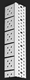 Hoeknaald 3767 PVC (Toogprofiel) 300cm (2 mm)