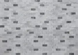 S08 White Grey (6x) 3D Steenstrips Marmer 0,53m²