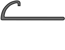 MP Rond PVC Jasmijn 6 x 2700mm 8915 Tegelprofiel