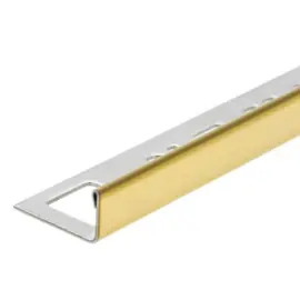 ELTEX Recht RVS Goud Geborsteld 11 x 2700mm OX-E212710438 Tegelprofiel