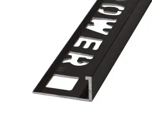 LYNOX Recht Alu Mat Zwart 8 x 2700mm OX-P211010100 Tegelprofiel