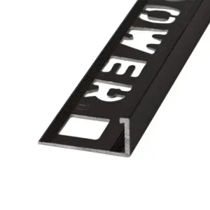 LYNOX Recht Alu Mat Zwart 10 x 2700mm OX-P211210100 Tegelprofiel