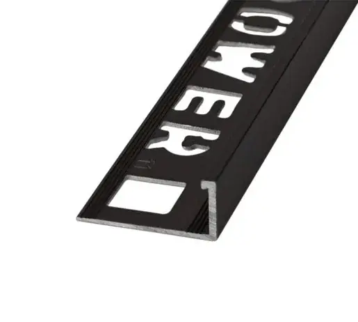 LYNOX Recht Alu Mat Zwart 12,5 x 2700mm OX-P213110100 Tegelprofiel
