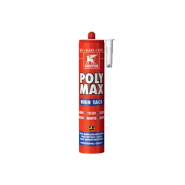 Griffon Polymax Hightack Koker 425 g. Wit 1490909