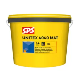 SPS Unitex Muurverf 4040 10 L WIT Bi/Bu