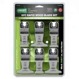 SMART H6RWMAK 6x Rapid Wood Blade Set 3x 32mm 3x 63mm