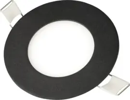 Horoz Slim 18W LED Black Dimbaar Inbouw Rond 2700K