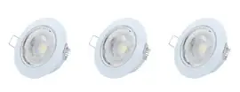 Horoz Petra 3x Wit MR16 6W 2700K Dimbaar set