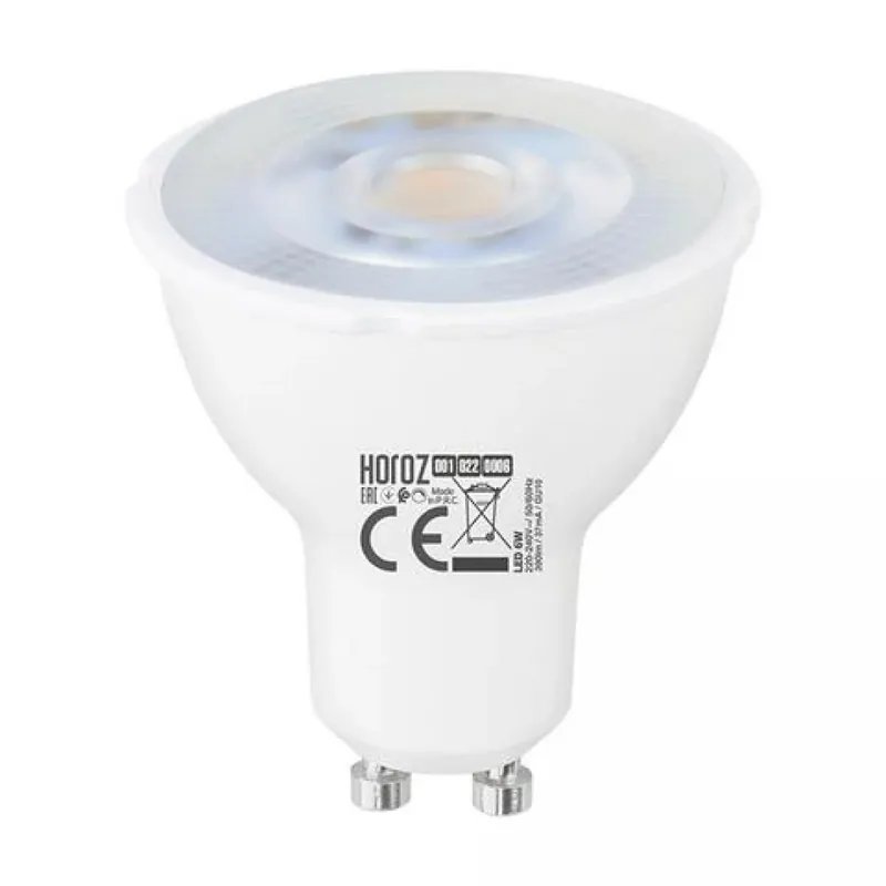 Horoz Plus-6 Vision Led spot GU10 6W 6400K Dimbaar
