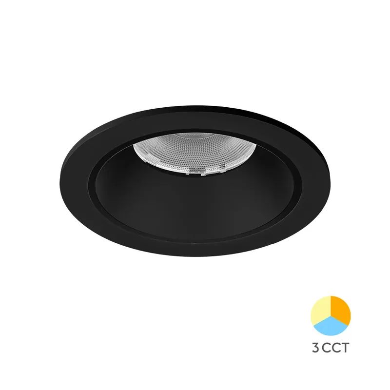 Braytron LINEX 20W 3CCT Zwart LED Downlight