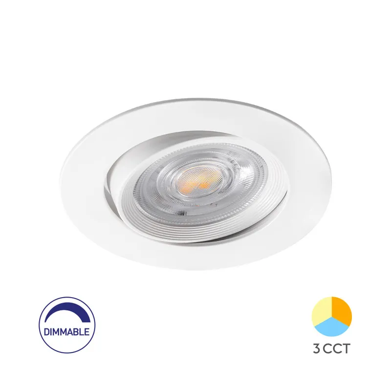 Braytron SPOTLED 7W Rond Wit 3CCT Dimbaar LED Spotlight