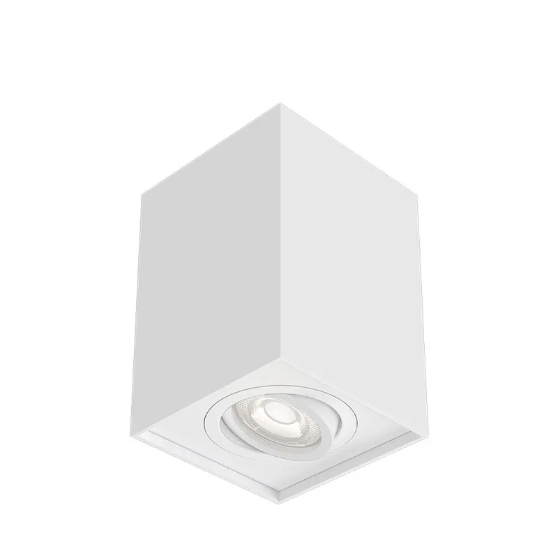 Braytron GAMA Vierkant Wit GU10 Spotlight Fixture