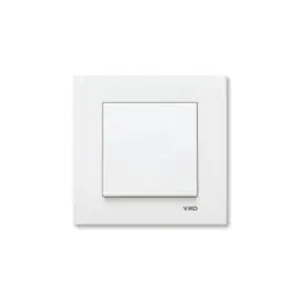 Viko Serieschakelaar met enkel wiptoets Karre Wit 90960044