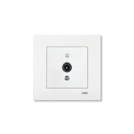 Viko TV (Coax) inbouwdoos Through Karre Wit 90960060