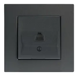 Viko Data Cat6e inbouwdoos Novella Fume 93000478