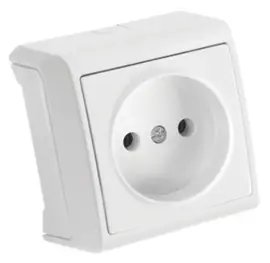 Viko WCD enkel zonder RA Opbouw Vera Wit 90681007