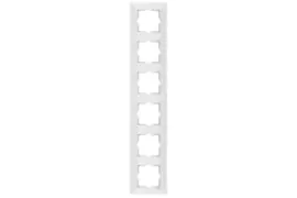 Afdekraam Verticaal 6 voudig Meridian White 90979026