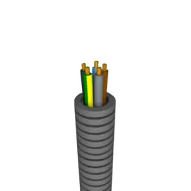 Preflex 5 x 2,5mm² 20mm Flexibel 100m.