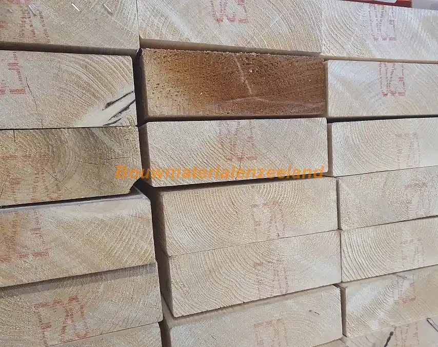 Vuren geschaafd 75x200 mm. 360 cm. (netto maat 71x196) FSC Mix 70%
