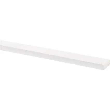 Grenen geschaafd gegr wit 9,5x28mm 270cm