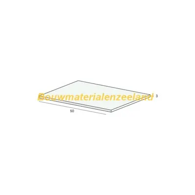 Platprofiel 50x3mm zwart 600 cm. lang