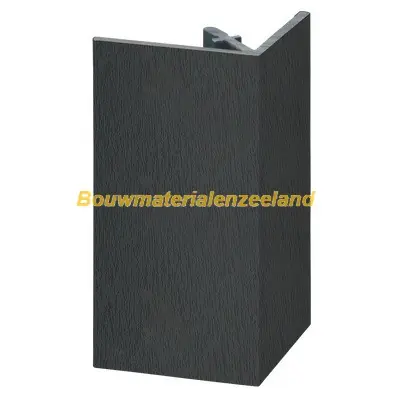 Uitwendig rechthoekprofiel Keralit 46x46mm monument groen classic nerf 400 cm. lang
