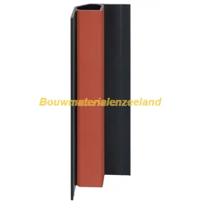 Keralit inwendig hoekprofiel steenrood classic nerf 400 cm. lang