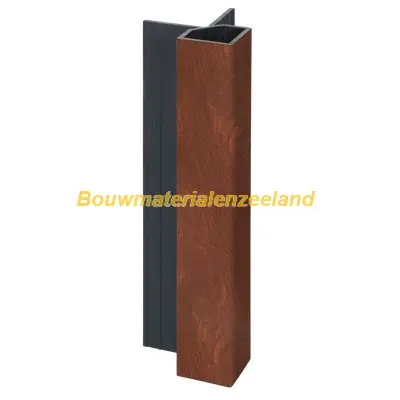 Keralit uitwendig hoekprofiel 32x32mm golden oak classic nerf 400 cm. lang