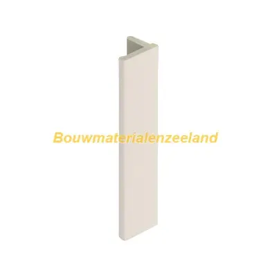 Eindprofiel 10mm voor Keralit dakrand creme classic nerf 400 cm. lang