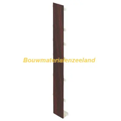 Tussenstuk 350mm Keralit dakrand mahonie classic nerf