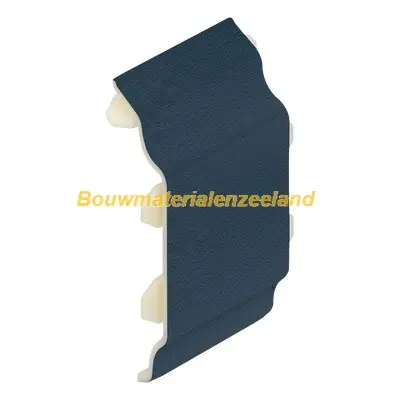 Tussenstuk trim/kraal sierlijst Keralit staalblauw classic nerf