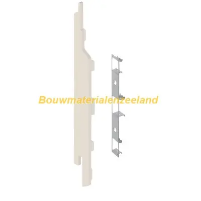 Eindkap+connector links voor 2814 (5st) creme classic nerf