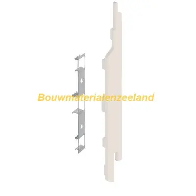 Eindkap+connector rechts voor 2814 (5st) sandcream pure mat