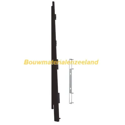 Eindkap+connector links voor 2817 (5st) donkerbruin classic nerf